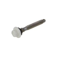6.20mm x 65mm BREMICK Vortex Plus NEO Shale Grey Hex Flange (5/16") Metal or Timber Top Grip Roofing Screw Galvanised B8® Cat 5