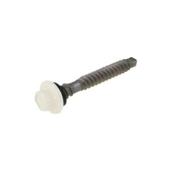 6.20mm x 65mm BREMICK Vortex Plus NEO Surfmist Hex Flange (5/16") Metal or Timber Top Grip Roofing Screw Galvanised B8® Cat 5