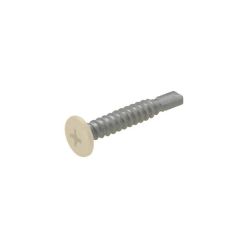 10g (4.80mm) x 16mm Paperbark Wafer Phillips Coarse Metal Self Drilling Fencing Shed Screw Galvanised