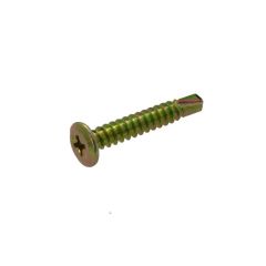 10g (4.80mm) Zinc Yellow Wafer Phillips (PH2) Coarse Metal Self Drilling Screws