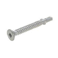 10g (4.80mm) G304 Stainless Countersunk Wing Square (SQ2) Bi-Coarse Metal Self Drilling Decking Screws