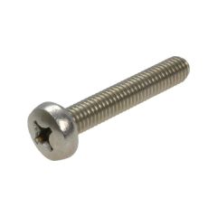 M3 x 0.50p Metric Coarse Stainless A4-70 G316 Pan Phillips (PH1) Machine Screws DIN 7985