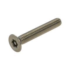 M10 x 1.50p Metric Coarse Stainless A2-70 G304 Countersunk Post Torx (T45) Security Machine Screws