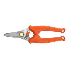 185mm 7'' Black Panther Orange Rounded Tip Industrial Snips Sterling 29-704