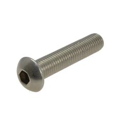 1/4" x 28 TPI UNF Fine Stainless A2-70 G304 Button Head Socket (5/32" Key) Screws ANSI B18.3