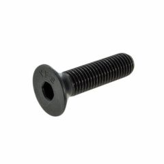 #4-48 x 48 TPI UNF Fine Plain Black Uncoated Grade 10.9 Countersunk Head Socket (1/16" Key) Screws ANSI B 18.3