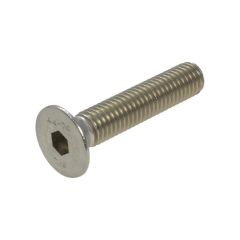M8 x 1.25p Metric Coarse Stainless A4-70 G316 Countersunk Head Socket (5mm Key) Screws DIN 7991