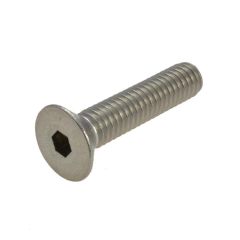 #4-40 TPI UNC Coarse Stainless A2-70 G304 Countersunk Head Socket (1/16" Key) Screws ANSI B18.3