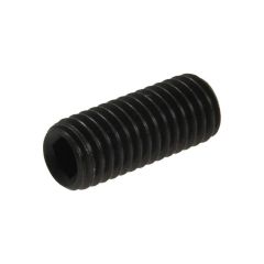 M4 x 0.70p Metric Coarse Plain Black Uncoated Class 14.9 Cup Point Socket (2mm Key) Set Screws Grub DIN 916