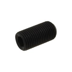 M6 x 0.75p Metric Fine Plain Black Uncoated Class 14.9 Cup Point Socket (3mm Key) Set Screws Grub DIN 916