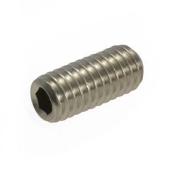 #2-56 TPI UNC Coarse Stainless A2-70 G304 Cup Point Socket (0.035" Key) Set Screws Grub ANSI B18.3