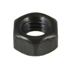 M3 x 0.50p Metric Coarse Black Zinc Hex Standard Nuts Low Tensile AS1112