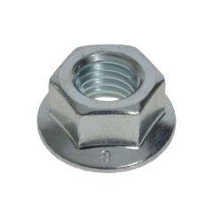 M16 x 2.00p Metric Coarse Zinc Class 8 Hex Flange Serrated Nuts High Tensile DIN 6923