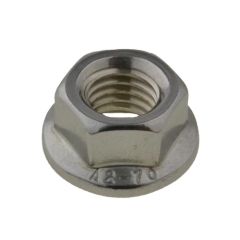 M4 x 0.70p Metric Coarse Stainless A2-70 G304 Hex Flange NON SERRATED Nuts DIN 6923
