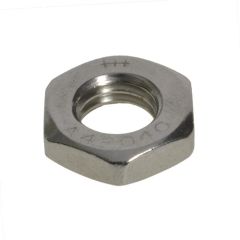 M3 x 0.50p Metric Coarse Stainless A4-40 G316 Hex Thin Lock Nuts DIN 439