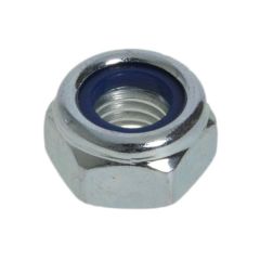 M2.5 x 0.45p Metric Coarse Zinc Class 8 Hex Nyloc Nuts High Tensile DIN 985