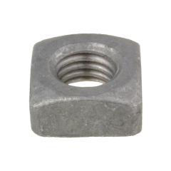 M12 x 1.75p Metric Coarse Galvanised Class 5 Square Nut Low Tensile DIN 557