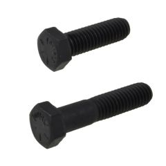 1-1/8 x 7 TPI UNC Coarse Plain Black Uncoated Hex Bolts Grade 8 High Tensile AS 2465