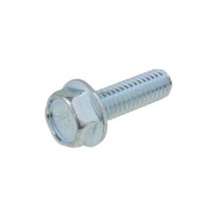 1/4" x 20 TPI UNC Coarse Zinc (3/8" AF) Hex Flange Serrated Bolts High Tensile Grade 5 IFI 111