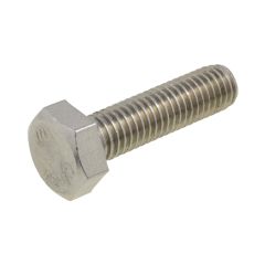 M6 x 1.00p Left Hand Thread Metric Coarse Stainless A2-70 G304 Hex Set Screw / Hex Bolts DIN 933