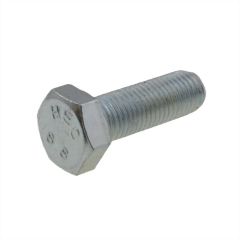 M20 x 1.50p Metric Fine Zinc Hex Set Screw / Hex Bolts Class 8.8 High Tensile AS 1110.1