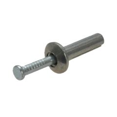 5mm x 22mm Zinc Metal Mushroom Knock In Pin Anchors