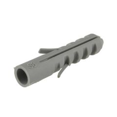 5mm x 25mm Grey Universal Nylon Masonry Wallplugs to suit 4-6g Screws