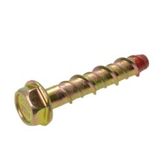 M8 x 50mm Zinc Yellow Hex Flange (13mm AF) Xbolt Screwbolt Anchors