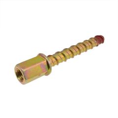 M12 x 100mm Zinc Yellow Tie Down Allthread Rod Coupler Xbolt Screw Anchors