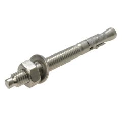 M10 x 50mm Stainless A4-70 G316 Wedge Anchor Through Bolt