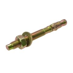 M16 x 105mm Zinc Yellow Wedge Anchor Through Bolt
