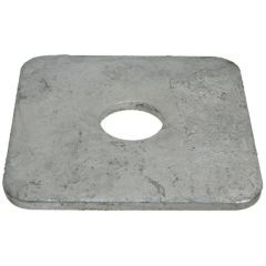 M8 (5/16") x 38mm x 38mm x 3mm Galvanised Heavy Square Washers Low Tensile HEC Standard