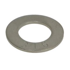 1-1/8" x 2-1/2" x 10g (M27 x 63mm x 3mm) Stainless A4-70 G316 Flat Washers HEC Standard