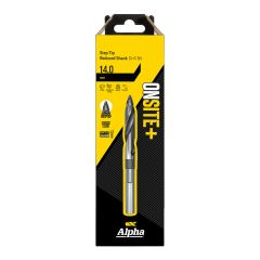 14mm Alpha ONSITE+ Step Tip Reduced Shank Drill Bit - 1 Pack Carded 9LMST140R