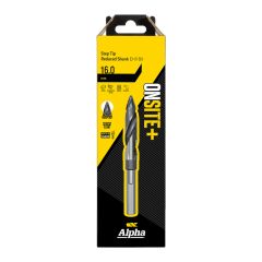 16mm Alpha ONSITE+ Step Tip Reduced Shank Drill Bit - 1 Pack Carded 9LMST160R
