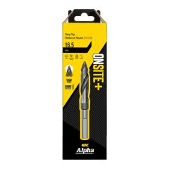 16.5mm Alpha ONSITE+ Step Tip Reduced Shank Drill Bit - 1 Pack Carded 9LMST165R