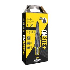 8-20mm Alpha ONSITE+ Step Tip Step Cutter - 1 Pack Carded 9STM8-20DSD