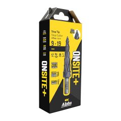 9-19mm Alpha ONSITE+ Step Tip Step Cutter - 1 Pack Carded 9STM9-19DSD
