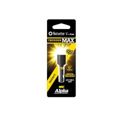 3/8" x 45mm Alpha ThunderMAX Impact Nutsetter Power Driver Bit - 1 Pack Carded CNS3845SM