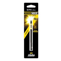 PH1 x 100mm Alpha ThunderMAX Impact Phillips Power Driver Bit - 1 Pack Carded CPH1100SM
