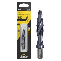 M10 x 1.50p Metric Coarse Alpha ONSITE+ Step Tip Combination Drill & Tap - 1 Pack Carded DTSTM100