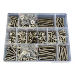 840 Piece M5 M6 Countersunk Socket Nut Washer Stainless G304 Assortment Grab Kit14