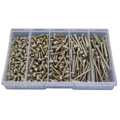 370 Piece 8g Pan Self Tapper Screw Stainless G316 Assortment Grab Kit154