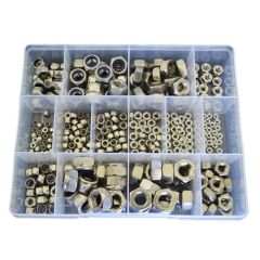 230 Piece M3 M4 M5 M6 M8 M10 M12 Hex + Nyloc Stainless G316 Assortment Grab Kit15