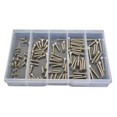 105 Piece M4 Countersunk Socket Stainless G304 Assortment Grab Kit164