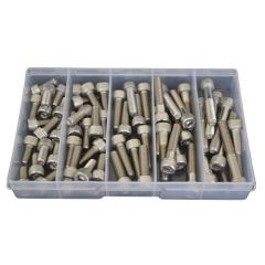 60 Piece M8 Socket Cap Stainless G304 Assortment Grab Kit167