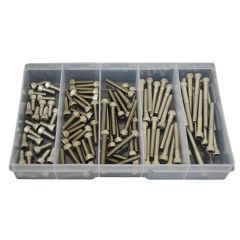 100 Piece 10-24 (3/16") Socket Cap Stainless G304 Assortment Grab Kit174