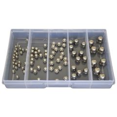 90 Piece M3 M4 M5 M6 M8 Dome Nut Stainless G304 Assortment Grab Kit175