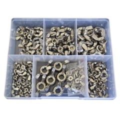 136 Piece M3 M4 M5 M6 M8 M10 M12 Wing Nut Stainless G316 Assortment Grab Kit18