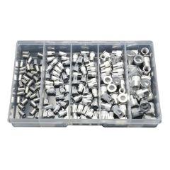 145 Piece M3 M4 M5 M6 M8 Large Flange Nutsert Aluminium Assortment Grab Kit200
